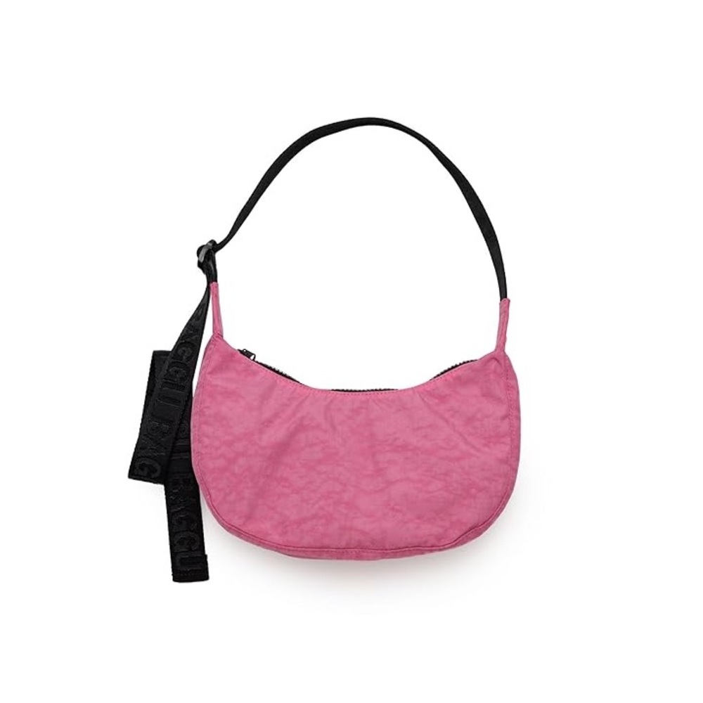 NWT Baggu Small Nylon Crescent Bag- Azalea Pink